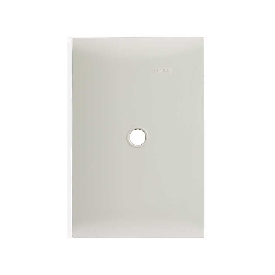 Cable output plate with frame ivory Simon 25 Plus