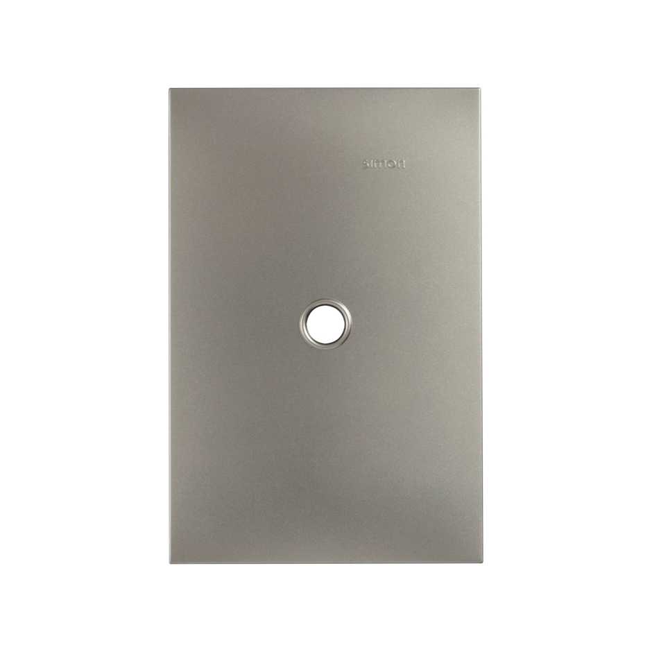 Placa salida de cable sin chasis cava mate Simon 25 Plus