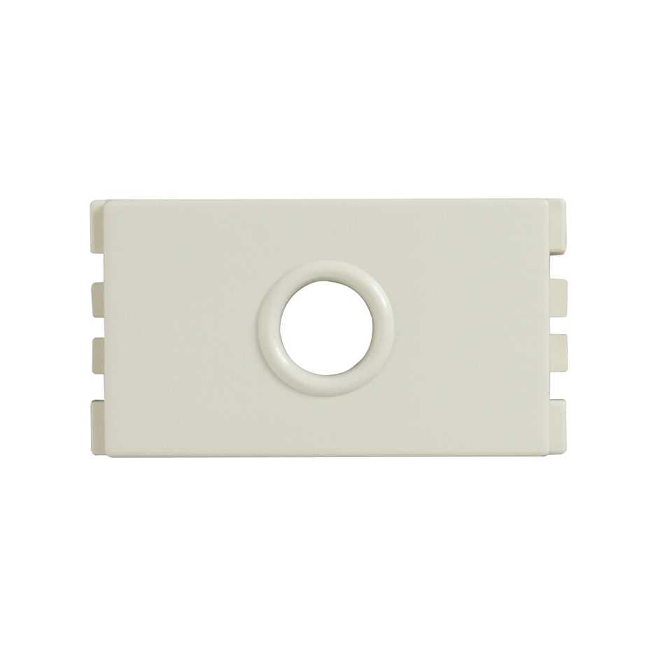 Tapa salida de cable marfil Simon 25 Plus