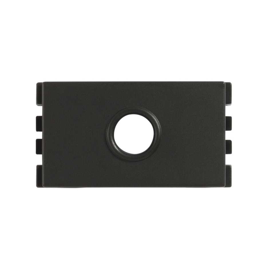 Tapa salida de cable grafito Simon 25 Plus