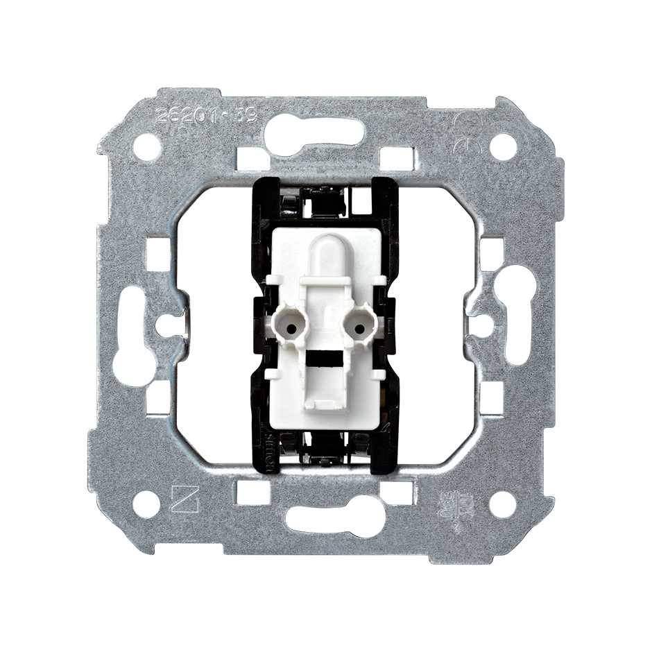 2-way switch 10AX 250V~ with fast terminal connection system Simon 28