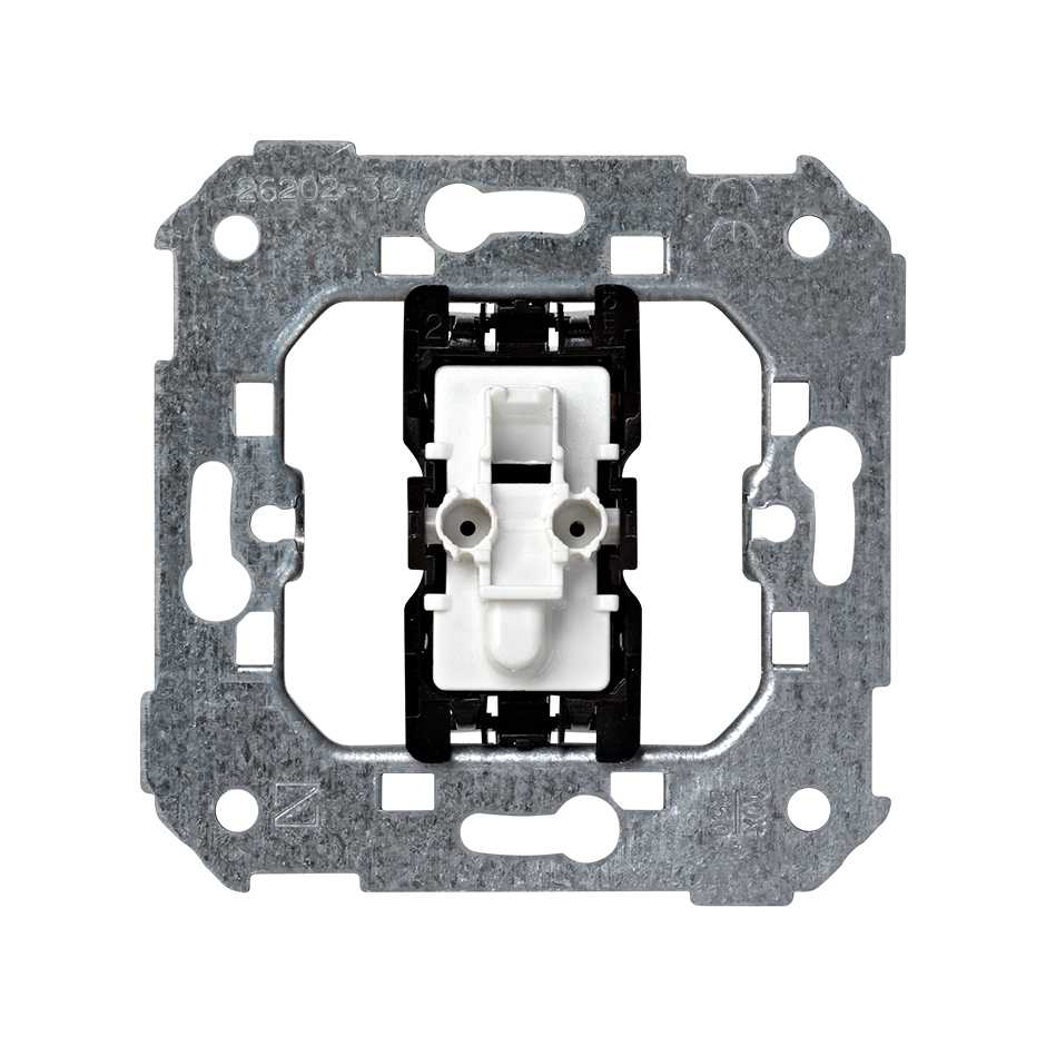 Conmutador 10 AX 250V~ con piloto incorporado y sistema de embornamiento rápido Simon 28