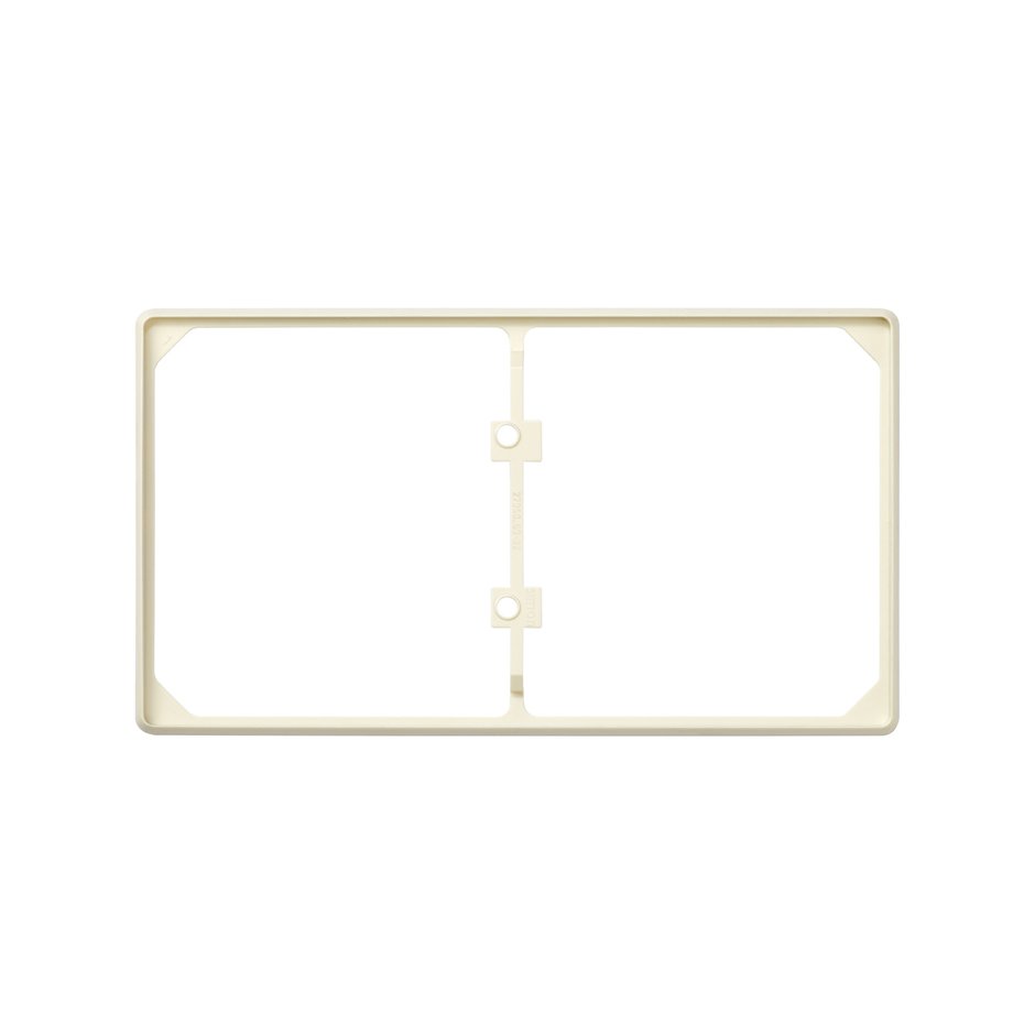 Trim frame for 2 elements ivory Simon 27