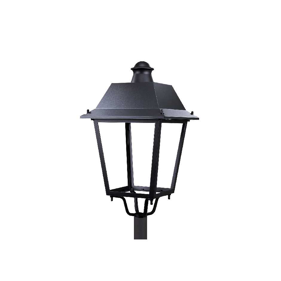 Simon Praga M Pro classic luminaire with RJ optics, 4000 K, 24 W, 700 mA, 1N w/o dimming Standard finish