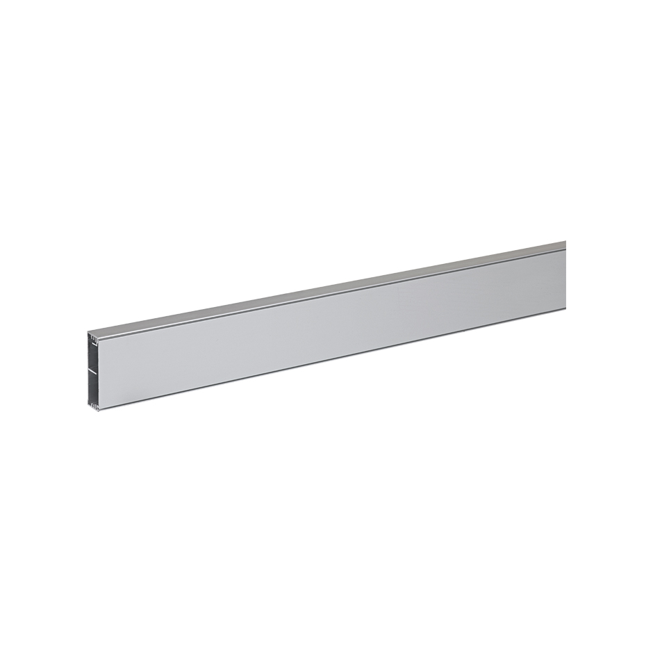 Aluminum minitrunking 2m 65x20mm with 2 compartments