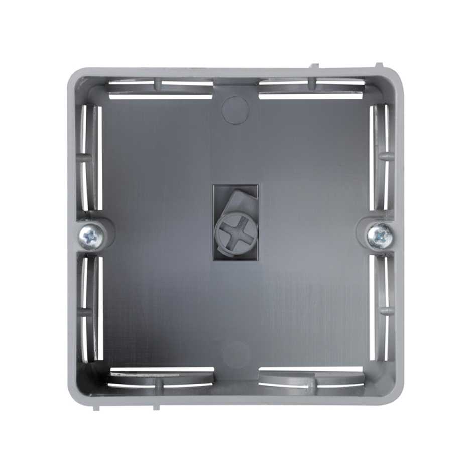 Box for use of universal frame-holder mechanisms in columns with 1 or 2 sides Simon 500 Cima