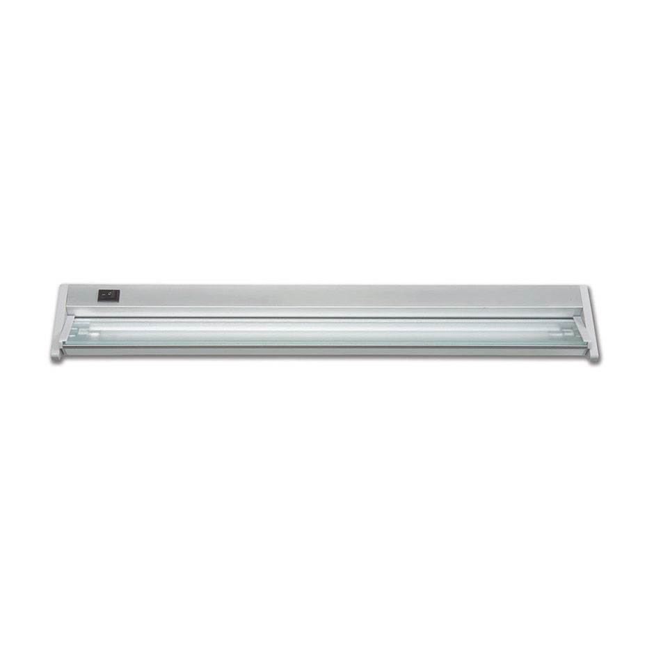 Régua fluorescente Tione inclinável e ligável ideal para instalar debaixo do espelho, com 13 W de luz fria e 230 V/50 Hz da 