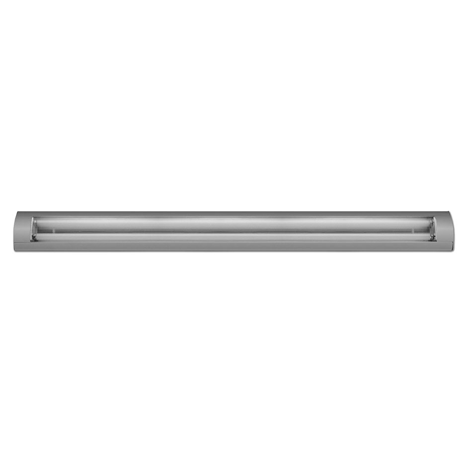 Régua fluorescente Amaltea em alumínio especial para teto, com 2 x 18 W de luz fria e 230 V/50 Hz da 