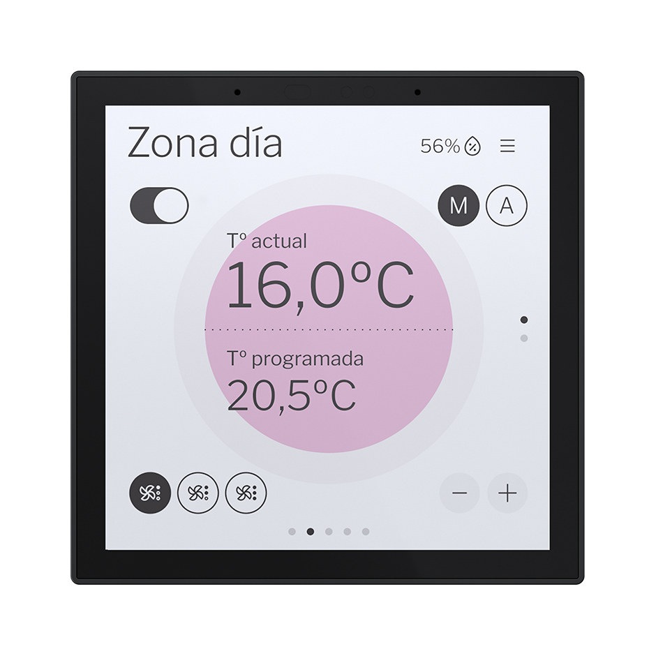 Pantalla táctil con termostato LOLA Simon 360