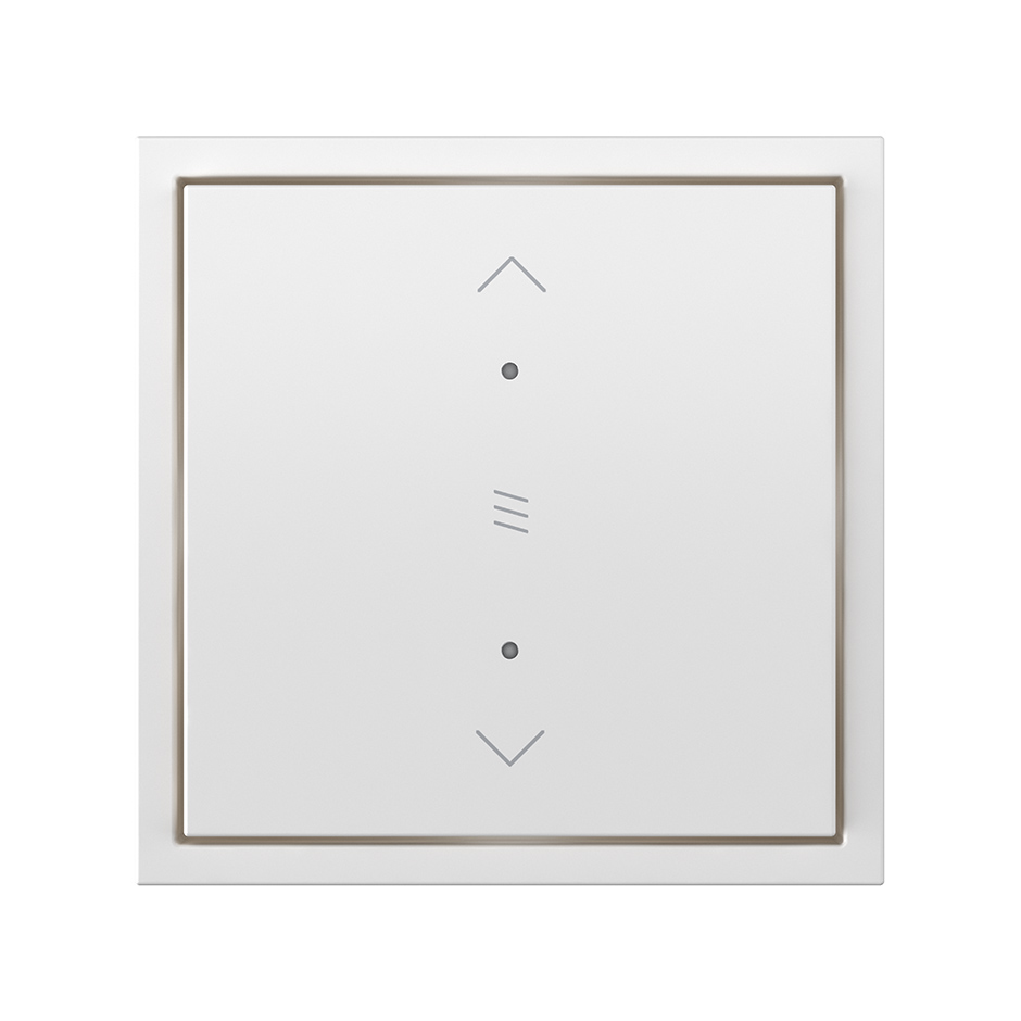 Tecla individual para interruptor de persianas LOLA blanco mate Simon 360
