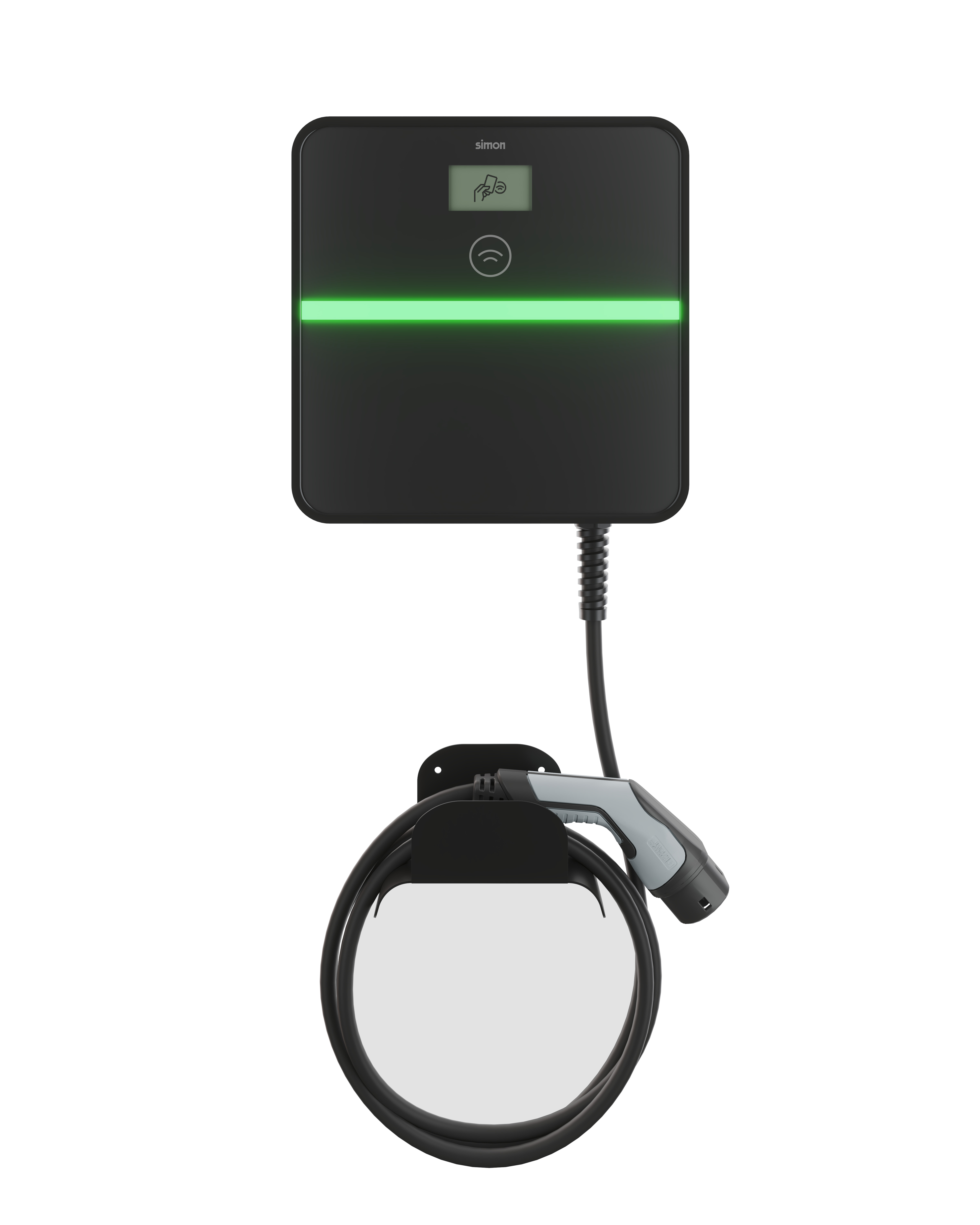 Simon XENON Wall Charging Point with 6m T2 Cable Single-phase 7.4 kW