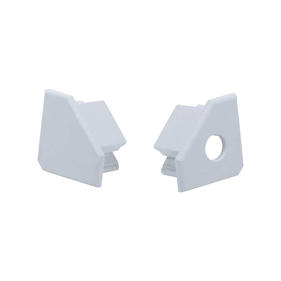 Start and end cover, angular hardware