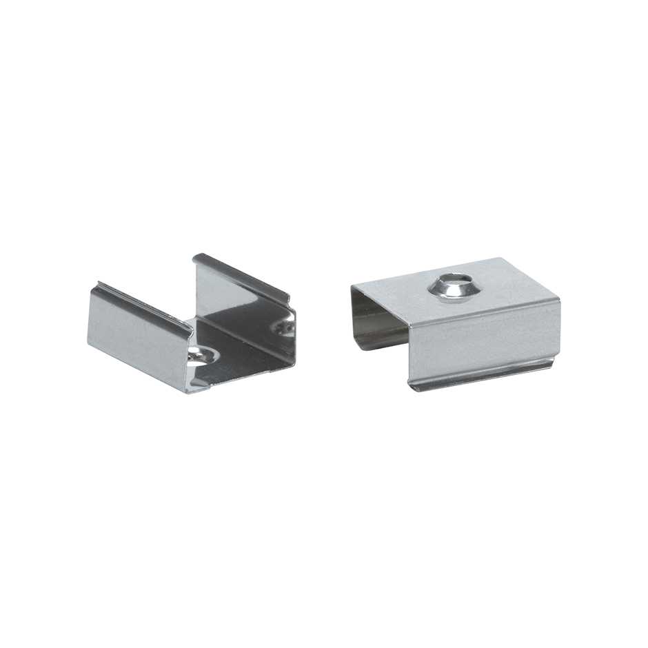 Mounting clips for surface-mount hardware with radiator (2 un.)