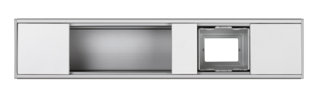 Ofiblock Compact for 4 useful mechanisms with rear diecut in the penultimate position