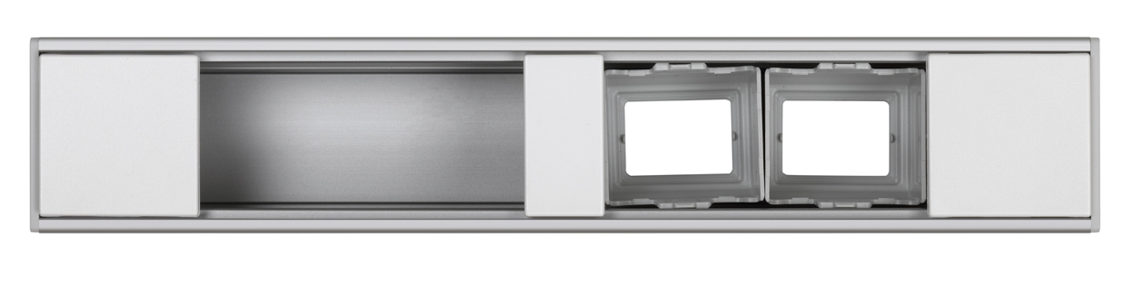 Ofiblock Compact for 5 useful mechanisms with rear diecut in the secondtolast and previous position