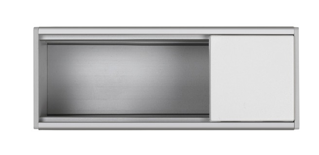 Aluminum profile Ofiblock Compact with 2 elements white Simon K45