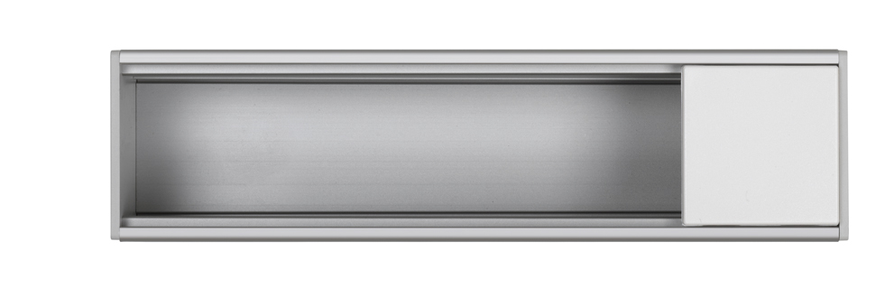 Aluminum profile Ofiblock Compact with 3 elements white Simon K45