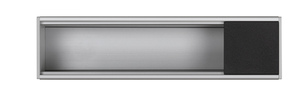 Aluminum profile Ofiblock Compact with 3 elements black Simon K45