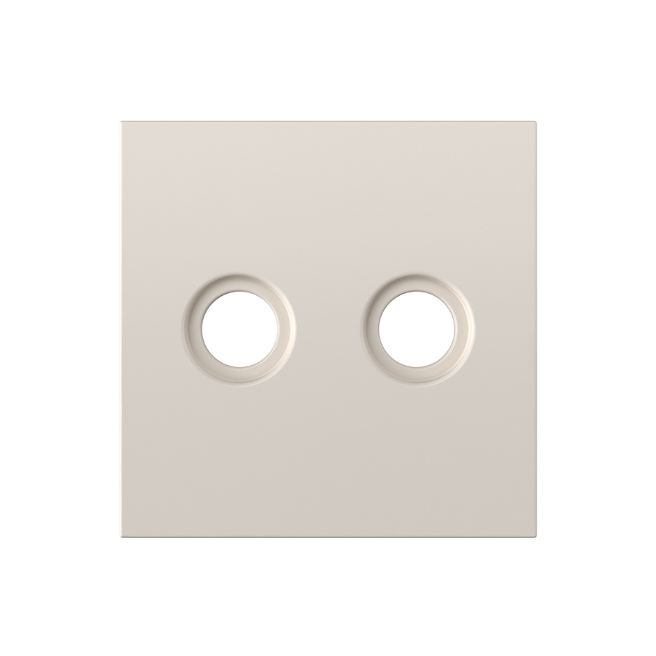 Cover for TV-R+SAT universal socket sand matte Simon 360