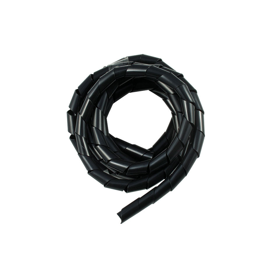Fita espiral preta para organizar cabos com 2 metros, ø15-60 mm 