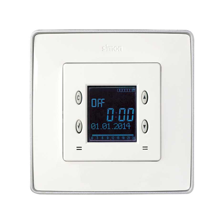Digital time switch with programmable operation control and display | SIMON