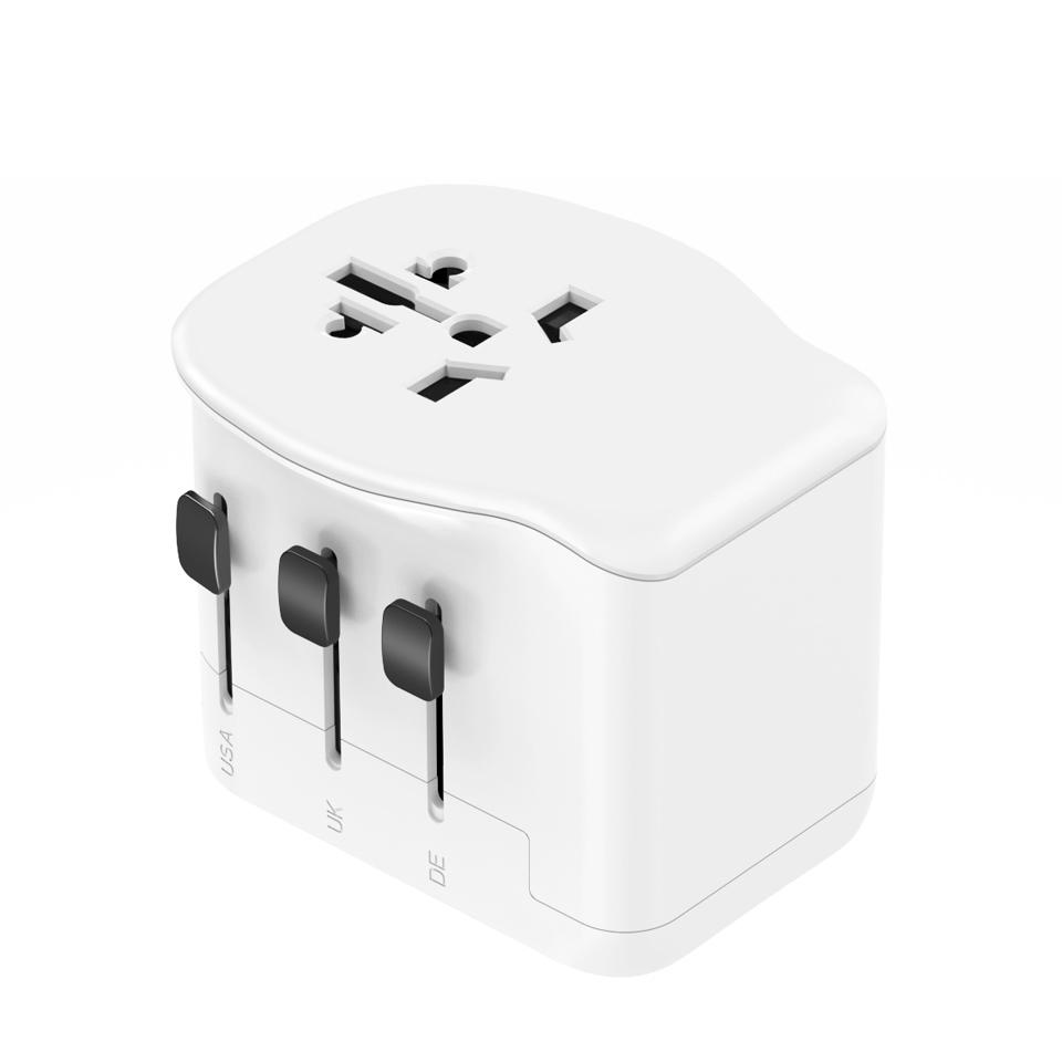 UNIVERSAL TRAVEL ADAPTER 2 USB C + 1 USB A 65W SIMON