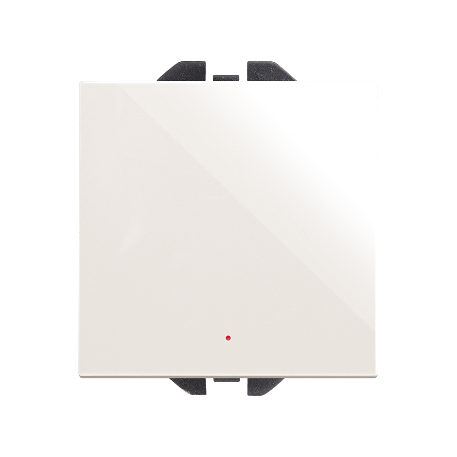 Single-pole switch 16AX 230V~ with built-in pilot light white Simon 270