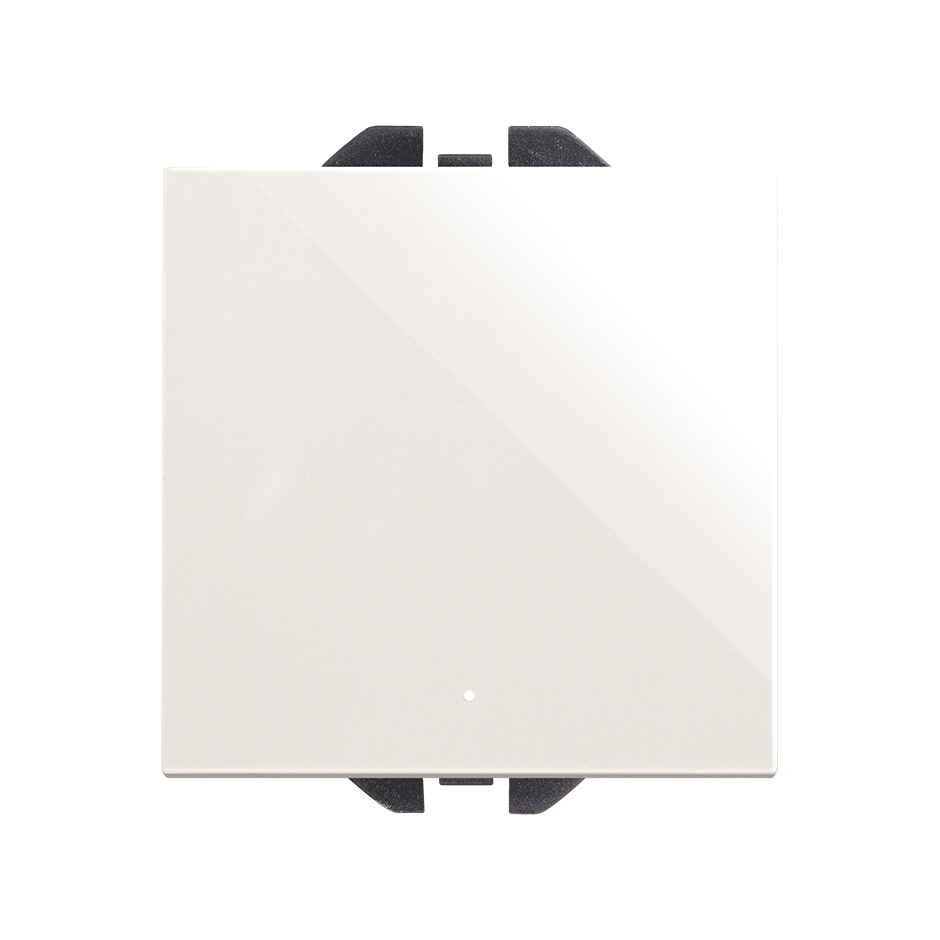 2-way switch 10AX 230V~ with built-in light and fast terminal connection system white Simon 270