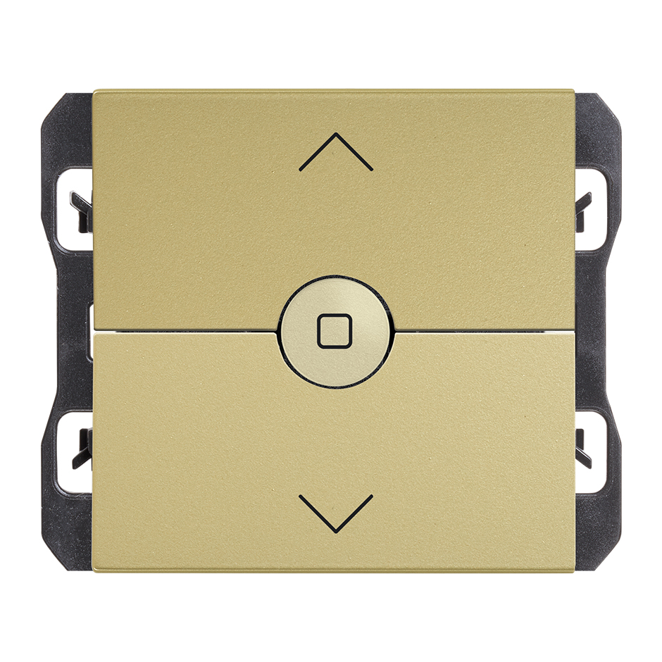 Interruptor para persianas 230V~ con 3 posiciones: subida, bajada y paro bronce Simon 270