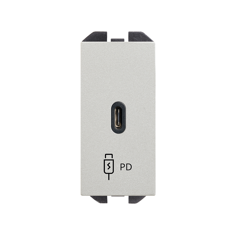 Cargador USB C 20W Power Delivery aluminio Simon 270