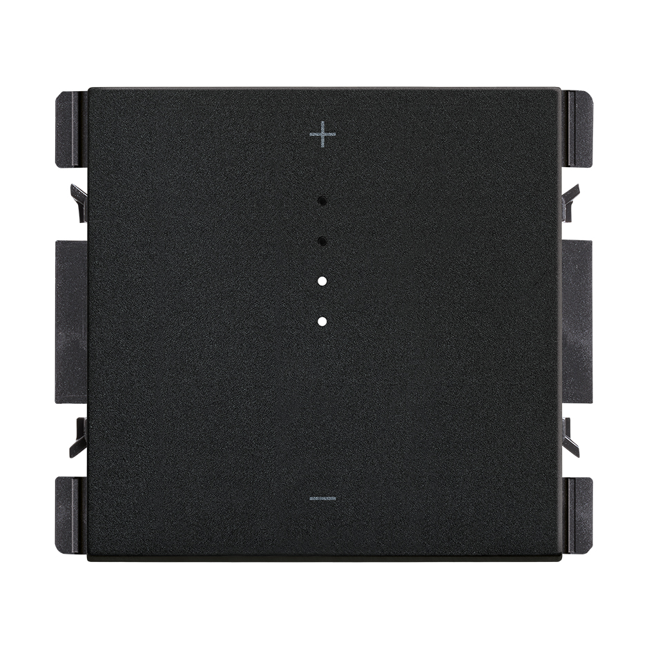 Interrupteur réglable électronique 230 V~ à coupure de phase 3 fils iO noir mat Simon 270