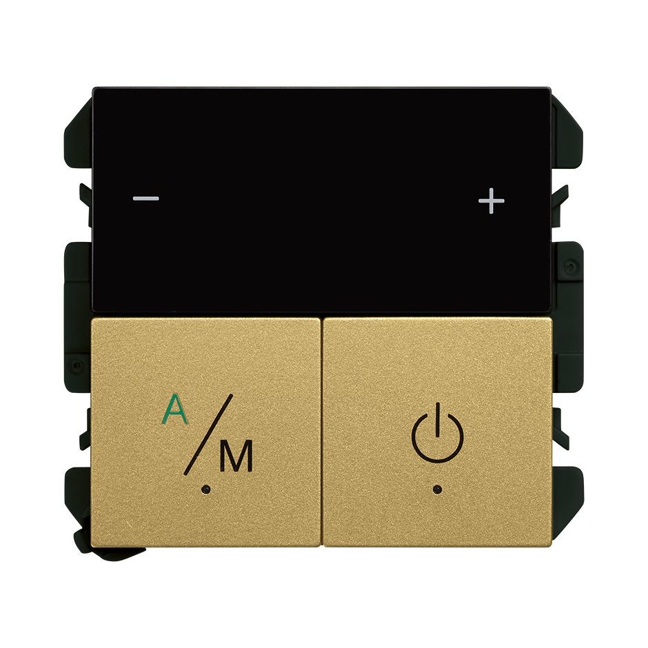 Simon iO thermostat, gold finish Simon 270