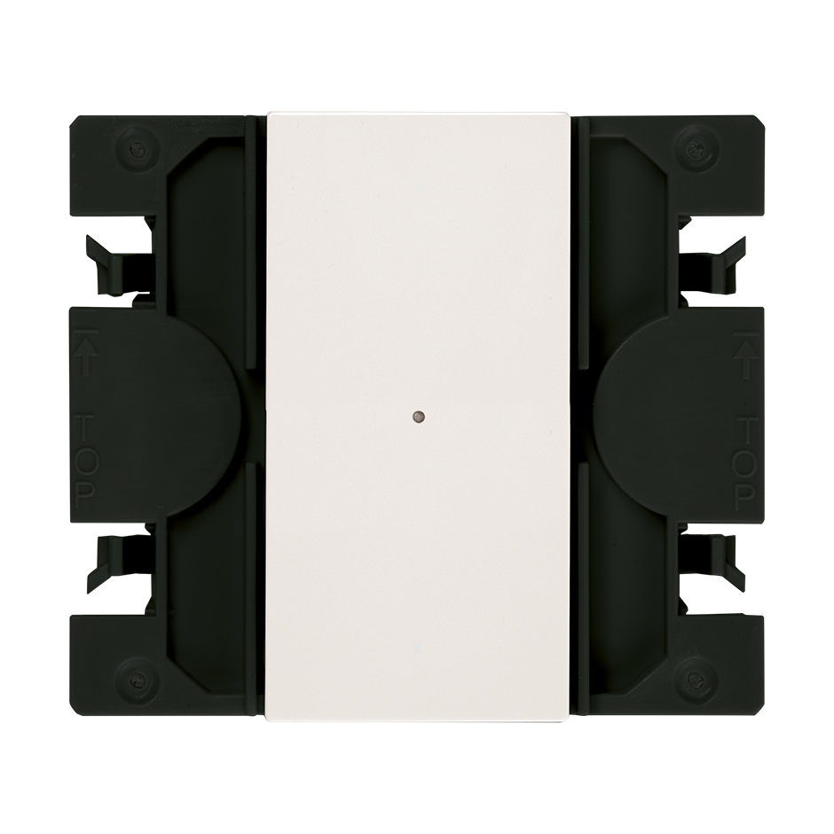 Simon iO electronic 2-way switch with slender rocker matt white Simon 270
