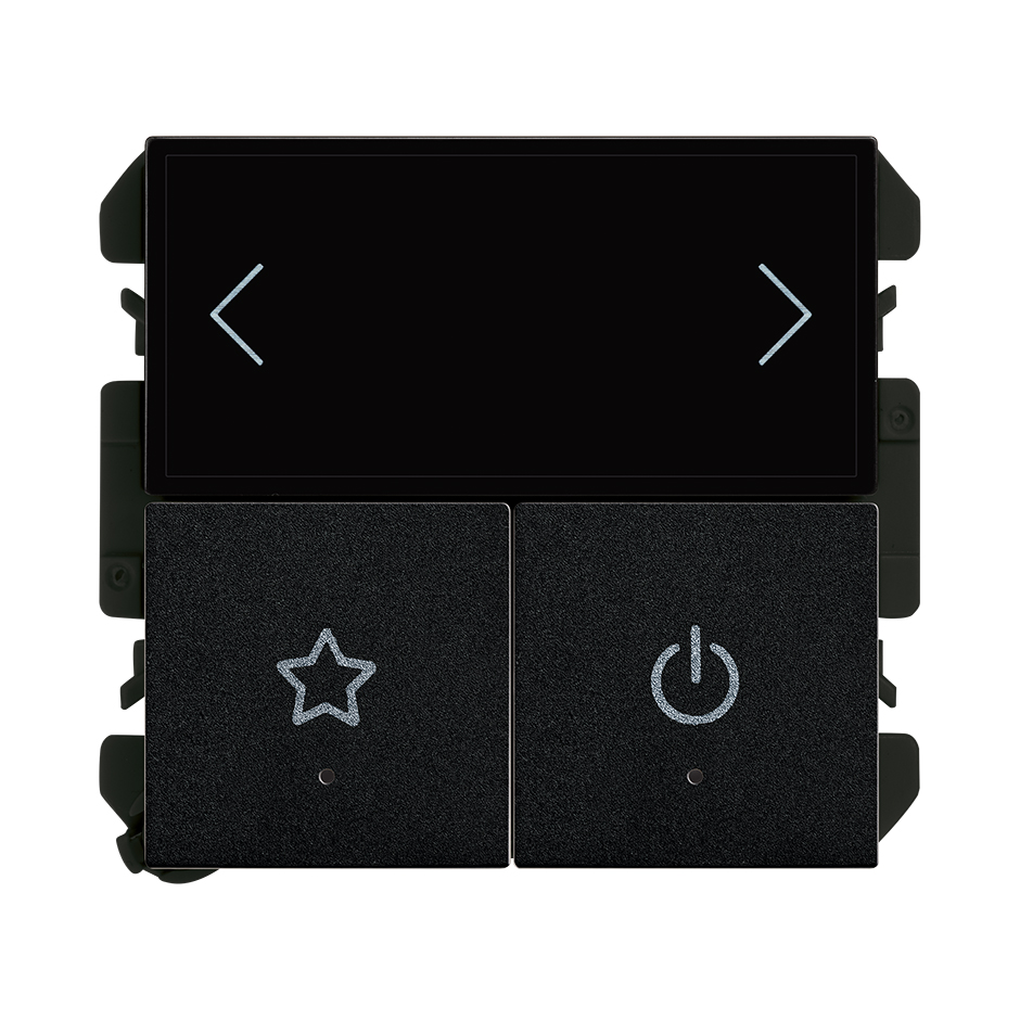 iO Multimaster keypad 6 experiences matt black Simon 270