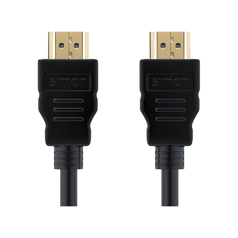 HDMI 2.0 A - A CABLE BLACK 1.5M SIMON