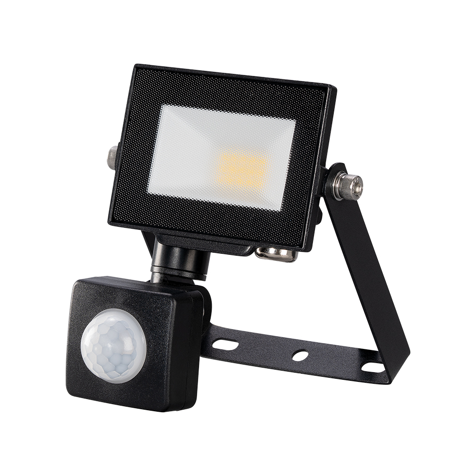 PROJETOR LED PIR 10W 1000 LÚMENS LUZ NEUTRA 4000K IP44 SIMON