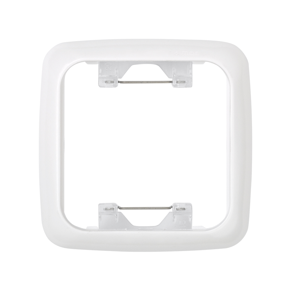 Thermostable frame for 1 element white Simon 31