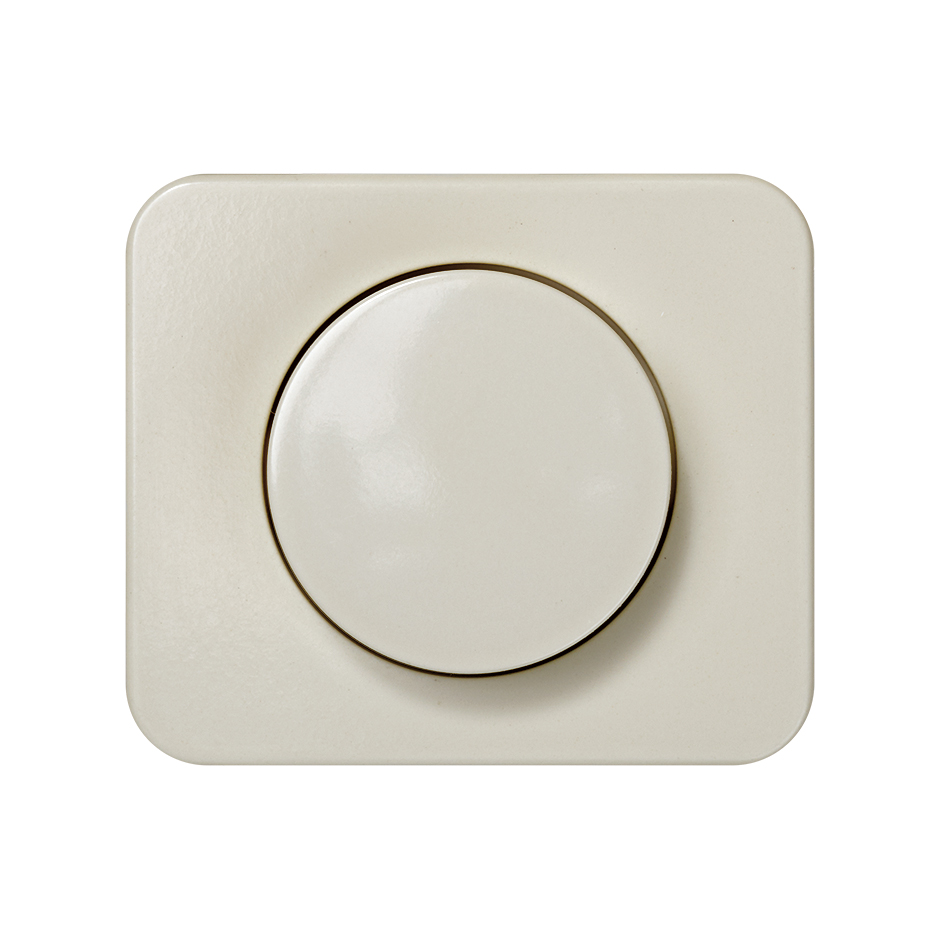 Placa para los mecanismos electrónicos giratorios marfil Simon 75