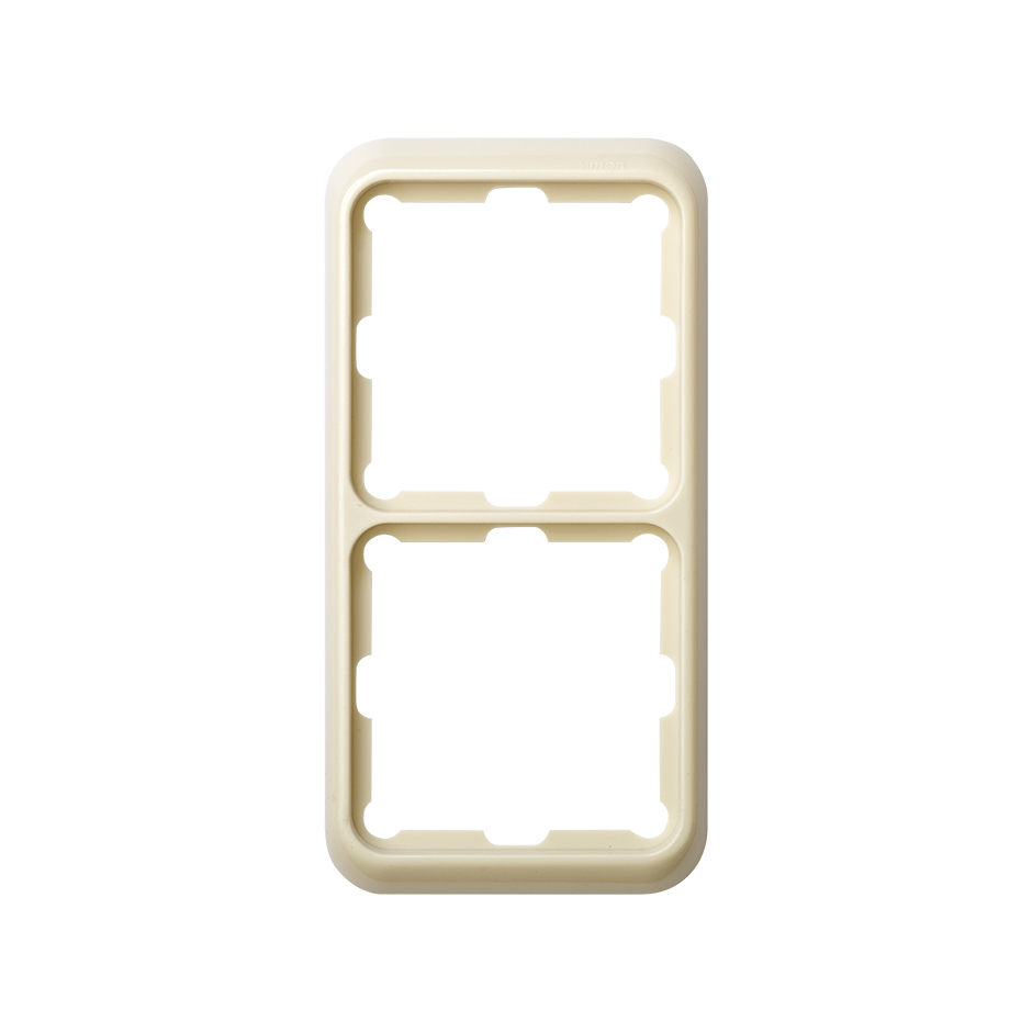 Frame for 2 elements ivory Simon 75