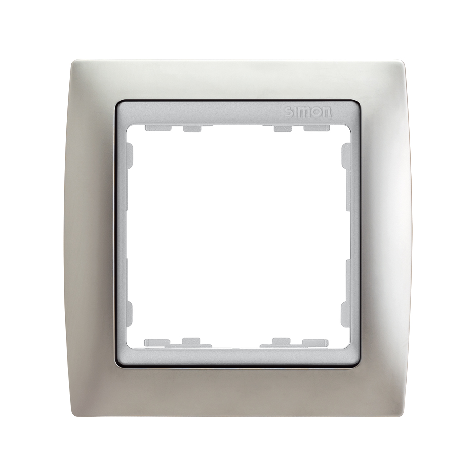 Frame for 1 element matt aluminium interior aluminium Simon 82