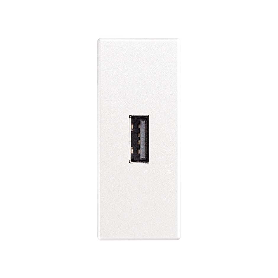 Conector USB para datos de 1 módulo cava Simon 82