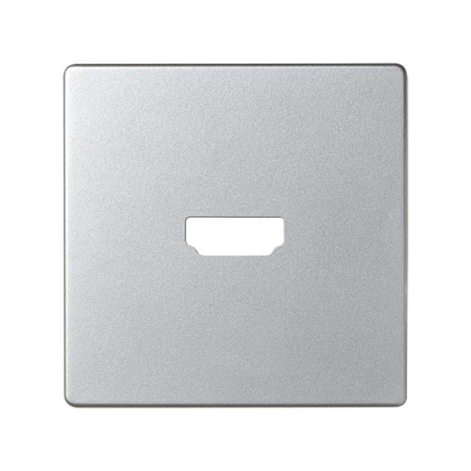 Plaque pour connecteur HDMI v1.4 en aluminium Simon 82