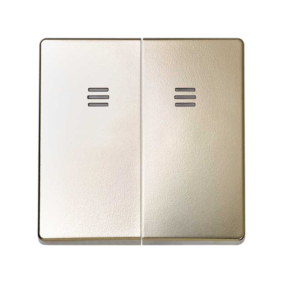 Tecla doble para mecanismos cava luminoso azul Simon 82