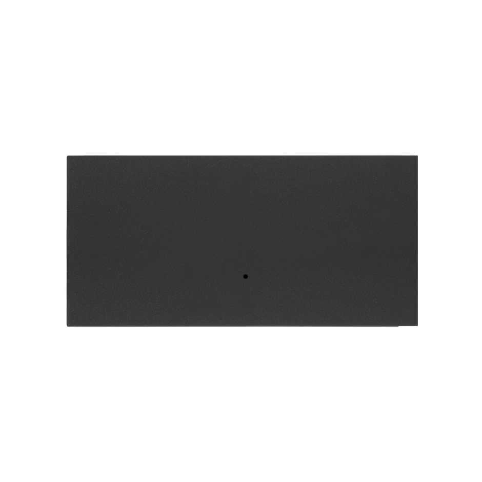 Touche simple pour interrupteur bipolaire noir mat Simon 100