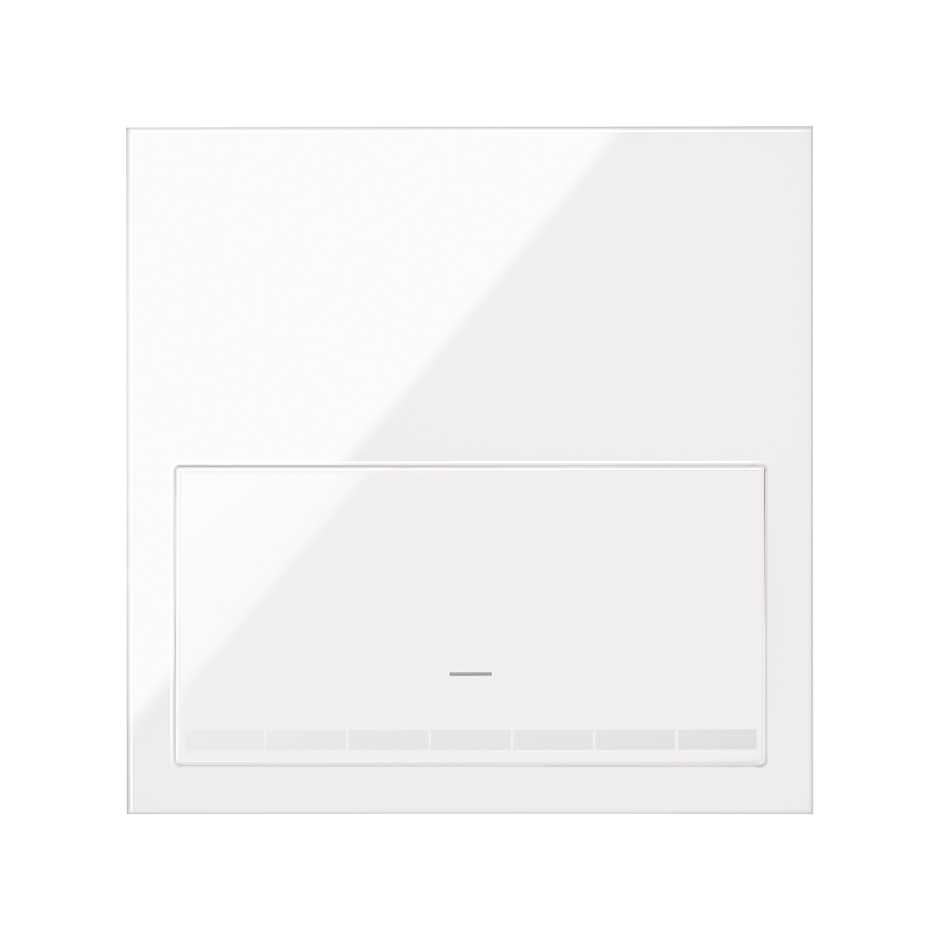 Kit front para 1 elemento con 1 interruptor Simon iO blanco brillante Simon 100