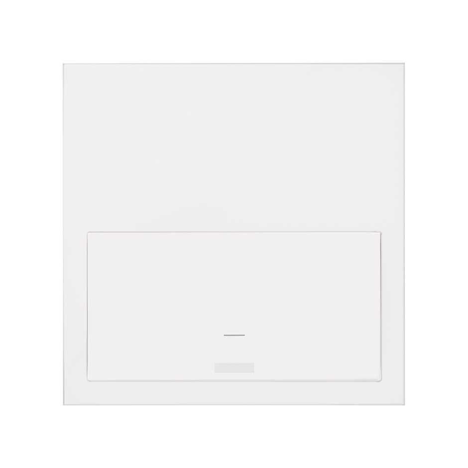 Front kit for 1 element with 1 Simon iO switch matt white Simon 100