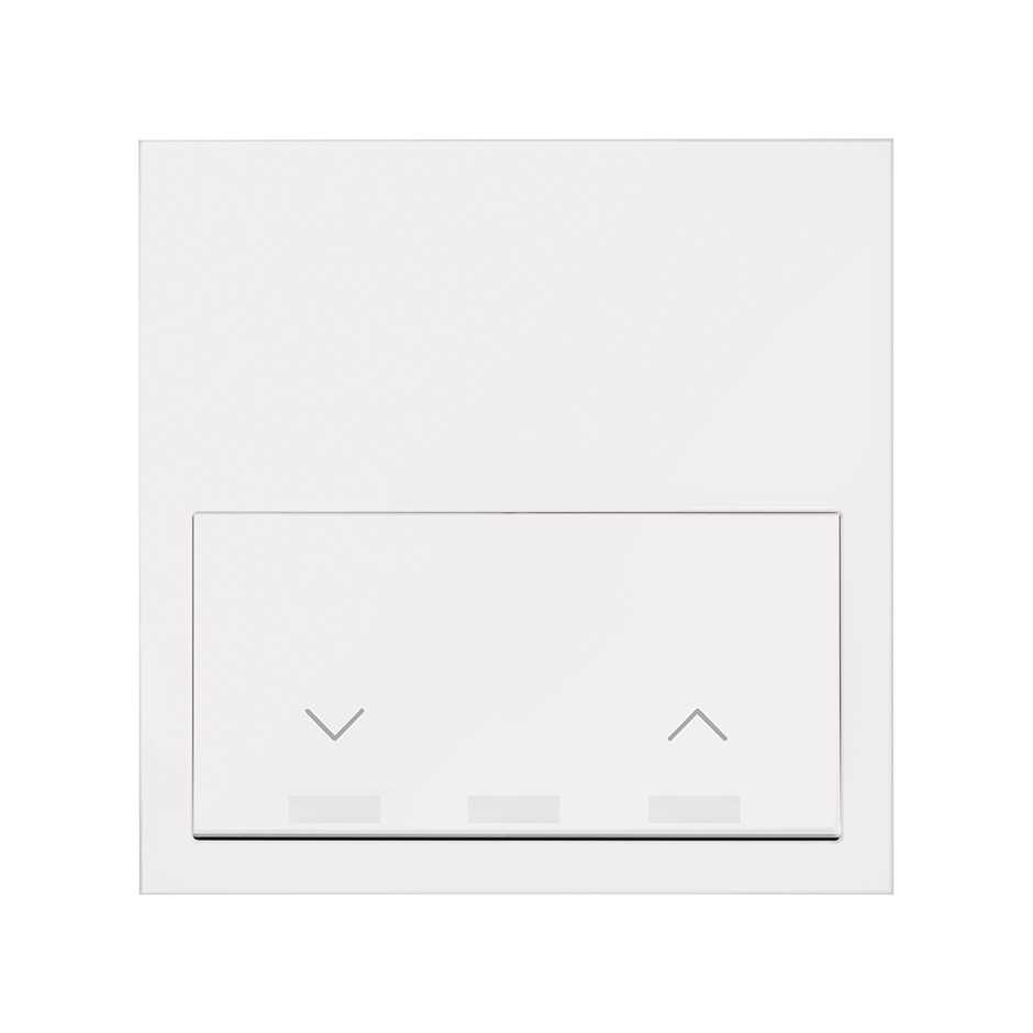 Kit front para 1 elemento com 1 interruptor persianas Simon iO branco mate Simon 100