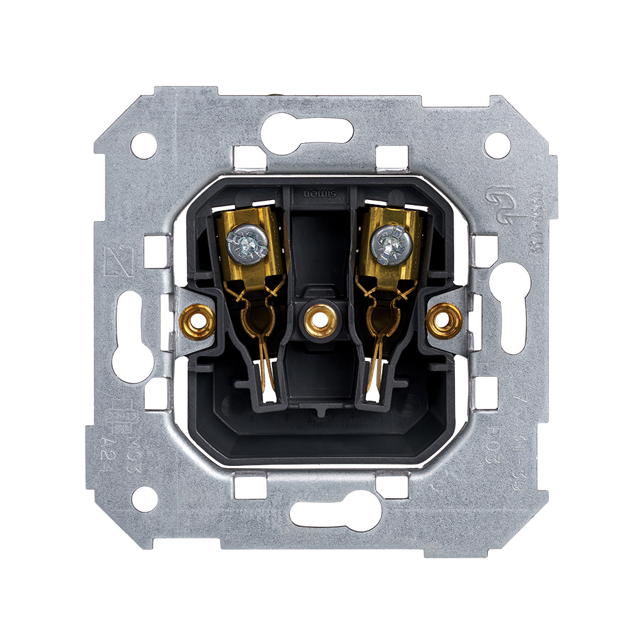 Bipolar socket base 16 A 250V~ with screw terminal connection Simon 75