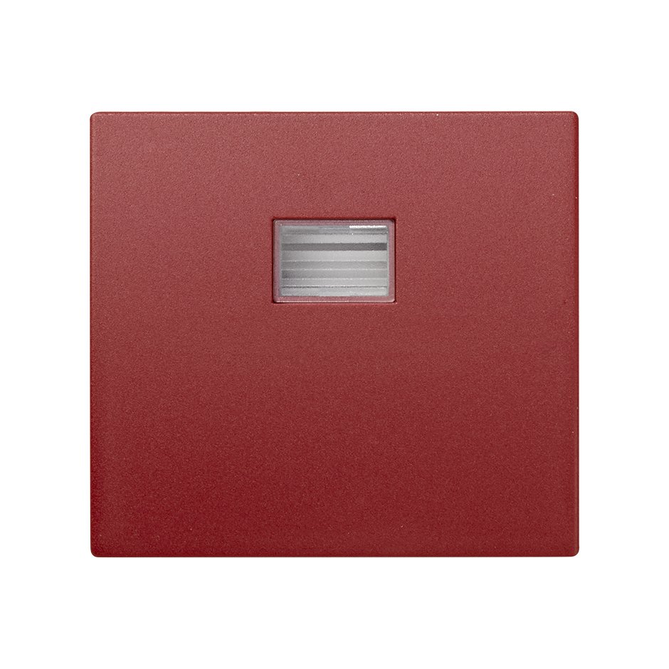 Single rocker with viewer red Simon 44 Aqua
