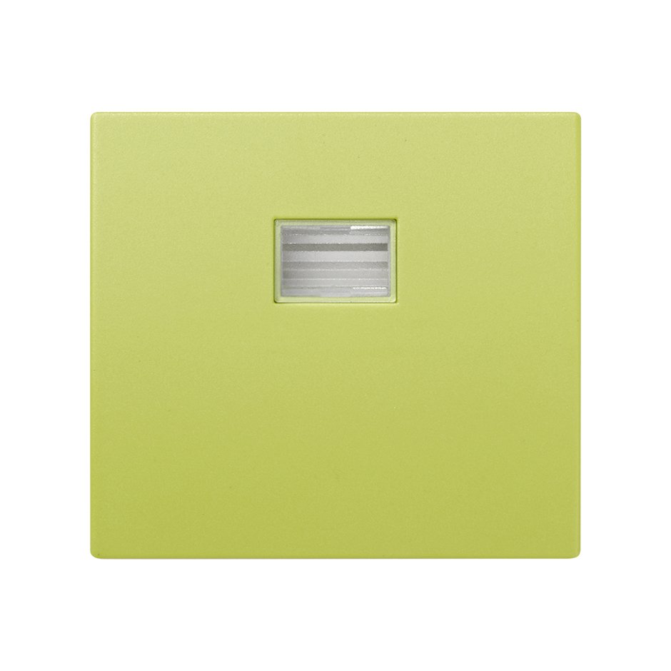 Single rocker with viewer pistachio green Simon 44 Aqua